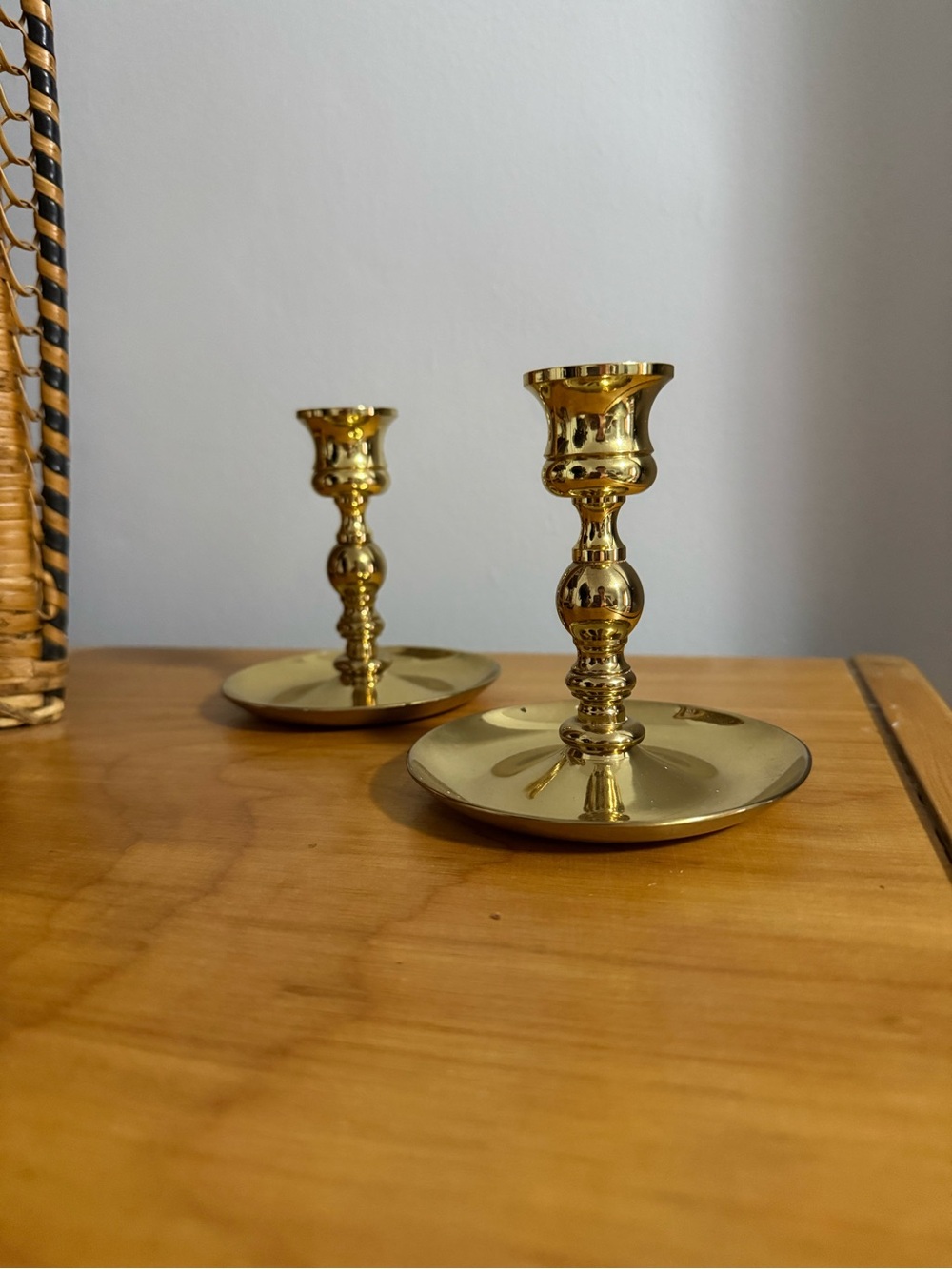 BRASS | candle holder set